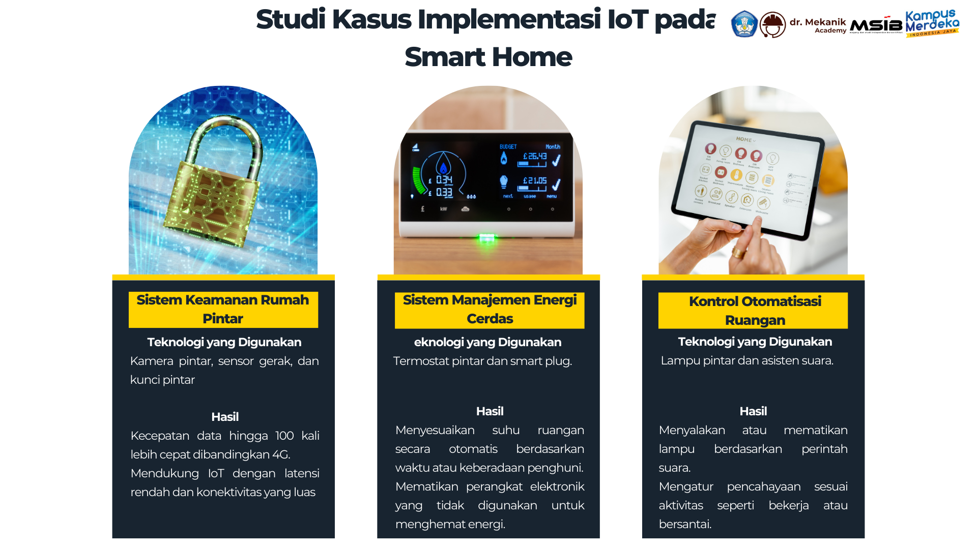 Implementasi IoT dibidang SmartHome slide 3