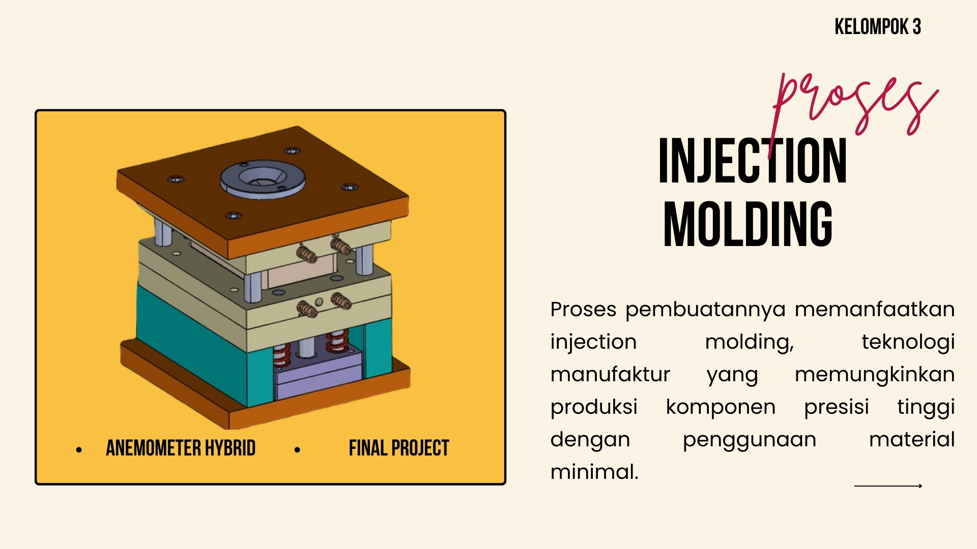 ANEMOMETER HYBRID DALAM PROSES INJECTION MOLDING slide 2
