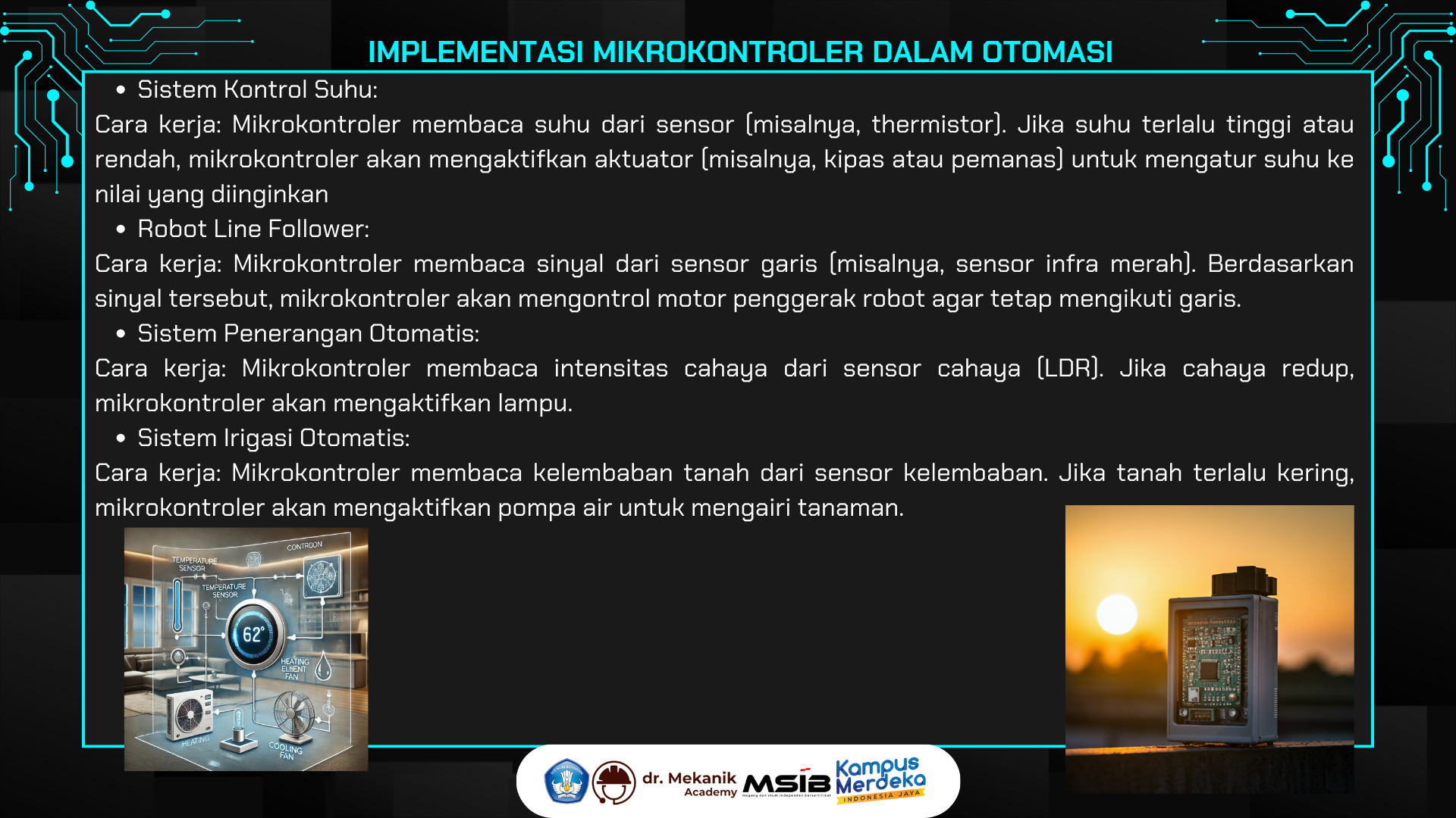 Implementasi mikrokontroller dalam otomasi slide 3