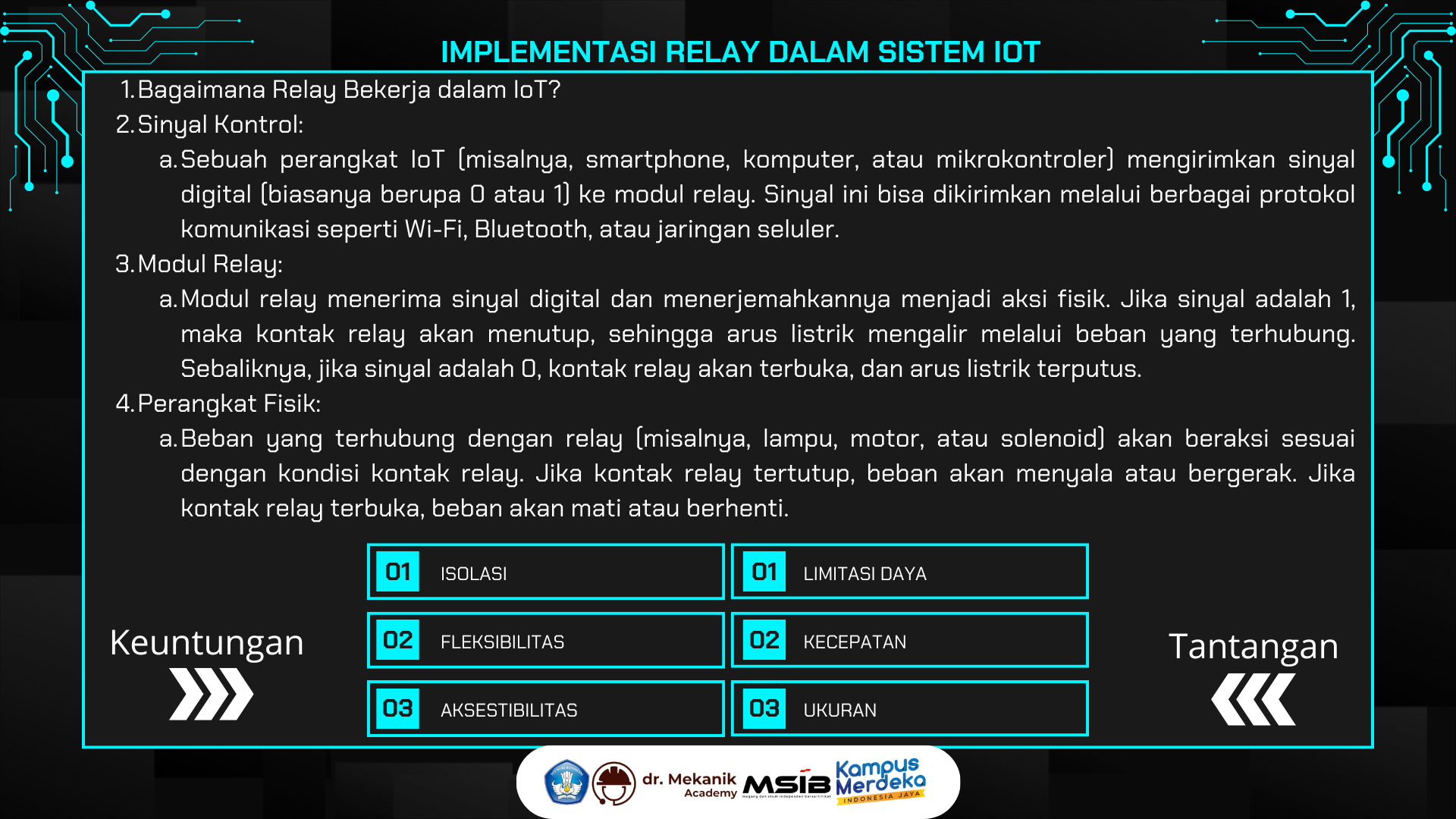 Implementasi relay dalam sistem IoT slide 2