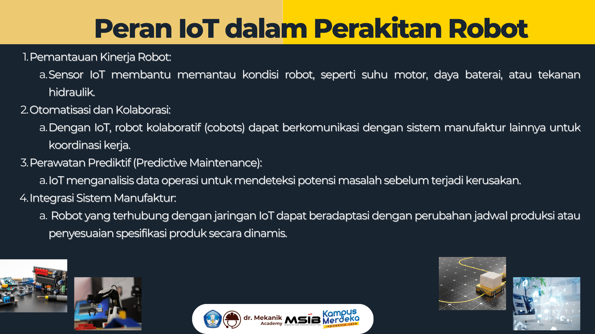 Implementasi IoT di Bidang Perakitan Robot slide 2