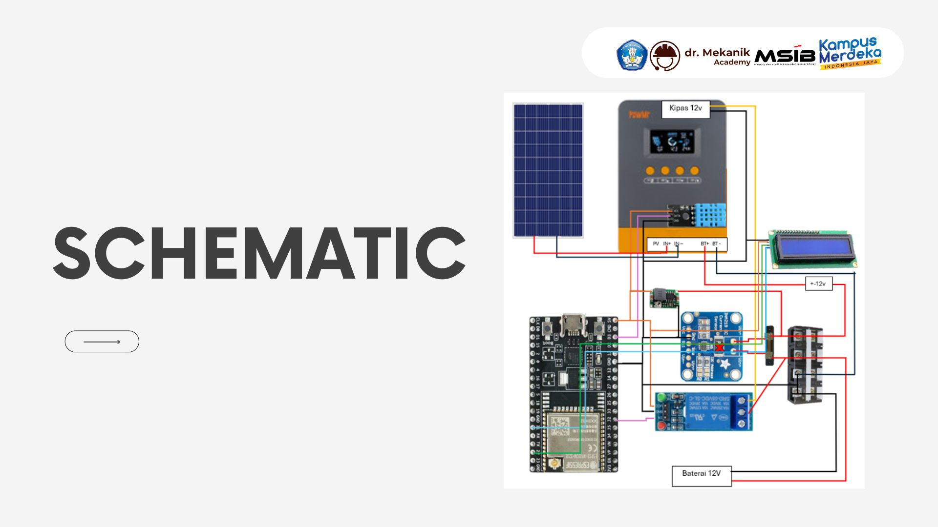 Solar Panel Monitoring System Based on ESP32 slide 1