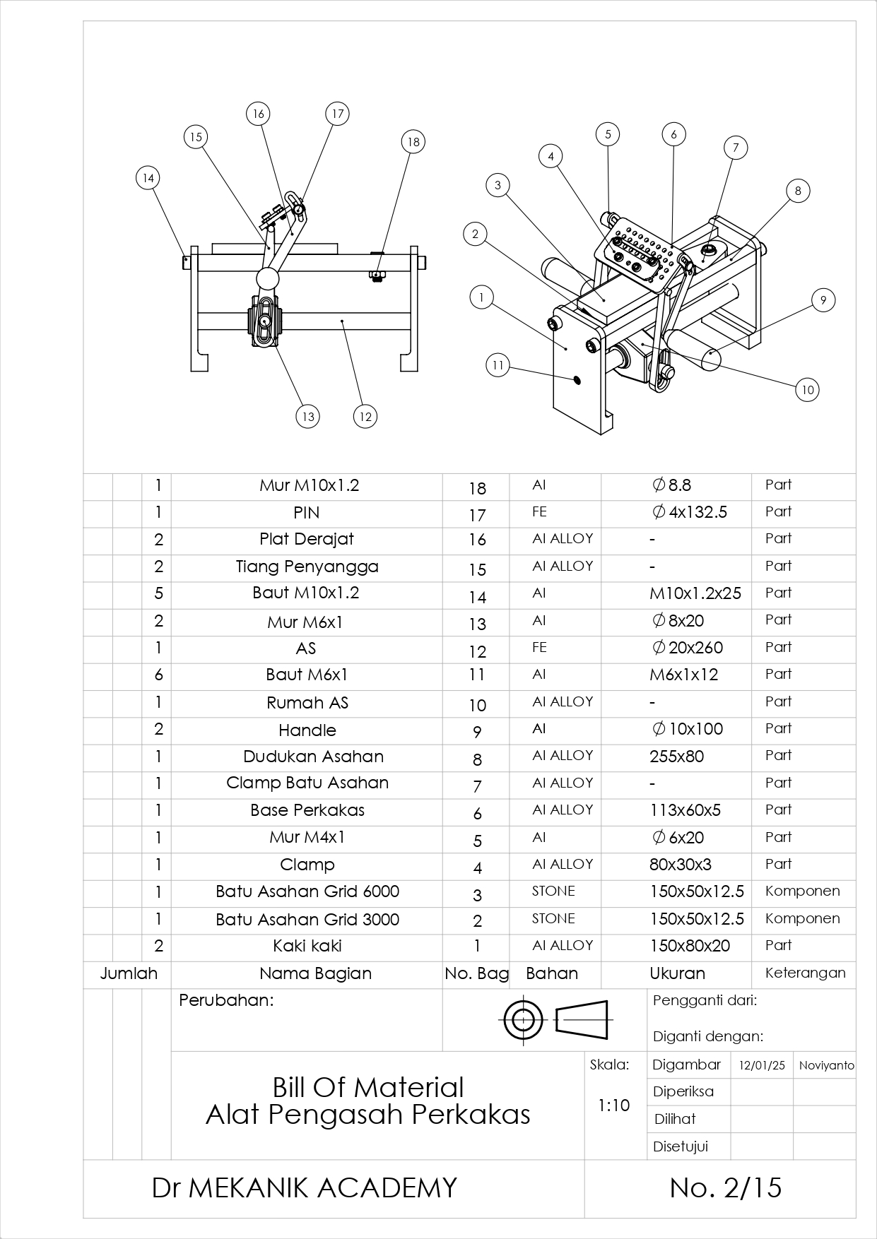 Alat Pengasah Perkakas slide 3