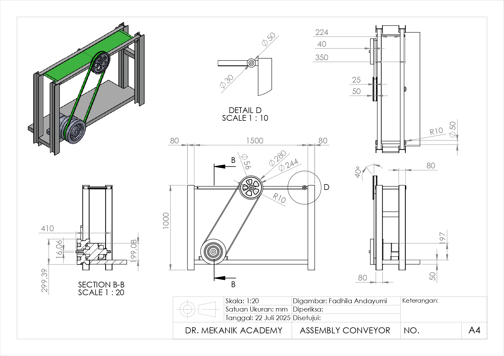 PERANCANGAN KONVEYOR UNTUK APLIKASI INDUSTRI slide 3
