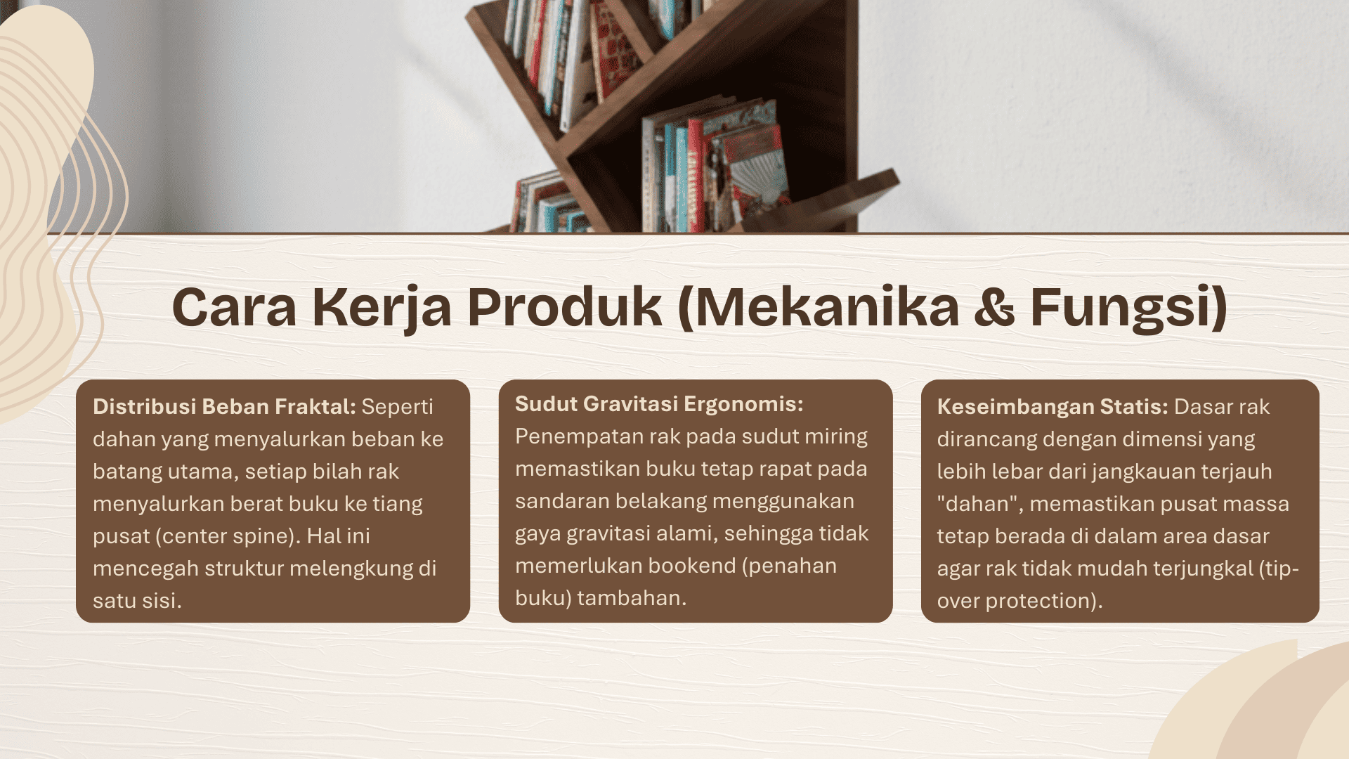Arboris Shelf: Inovasi Rak Buku Vertikal  slide 2