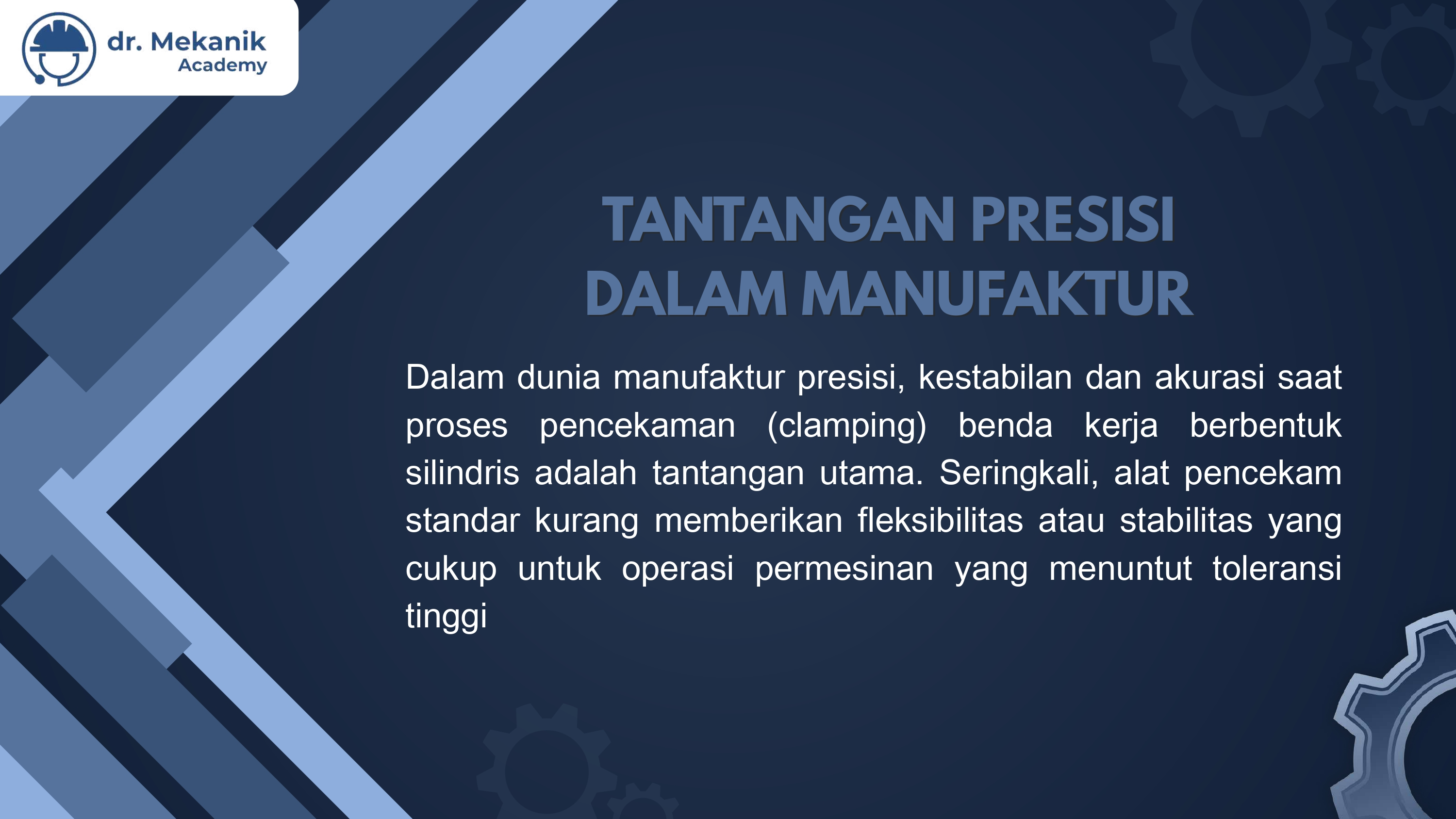 Perancangan V-Block Clamp: Optimalisasi Workholdin slide 1