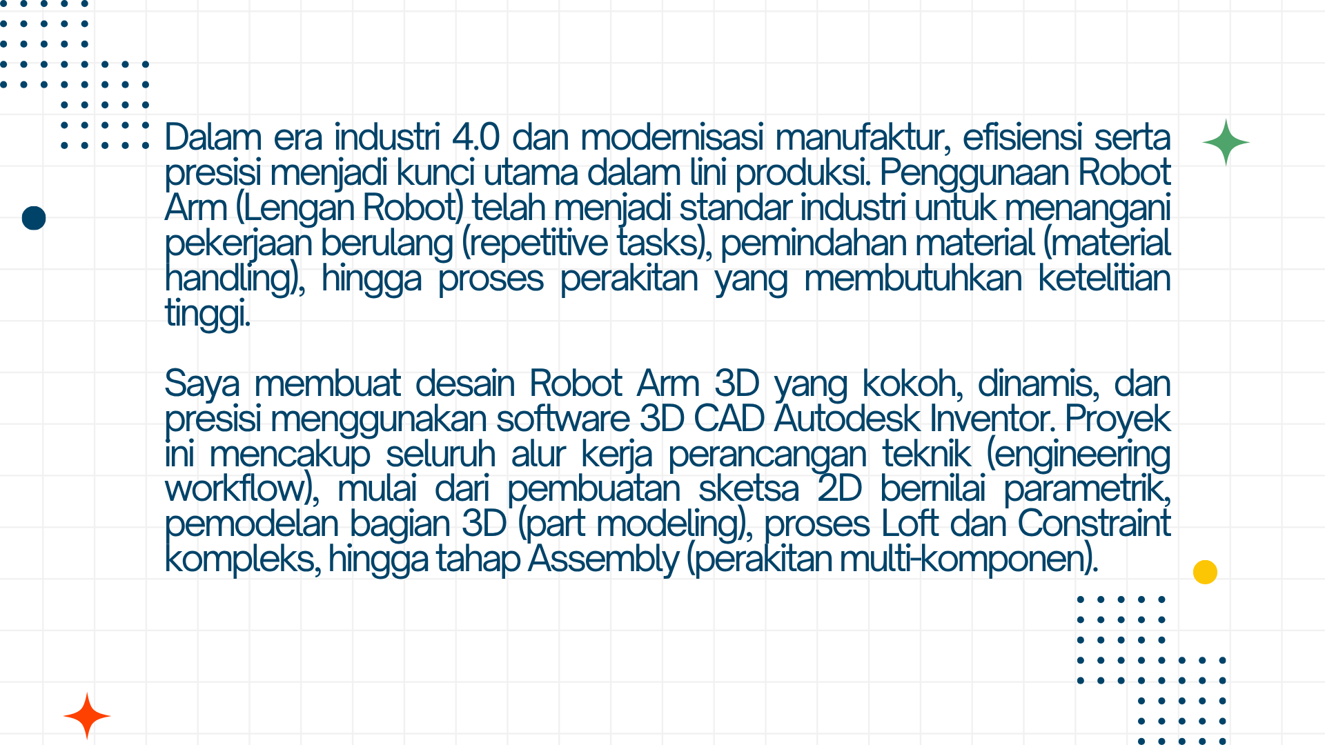 Design 3D Robot ARM With Software Inventor slide 2