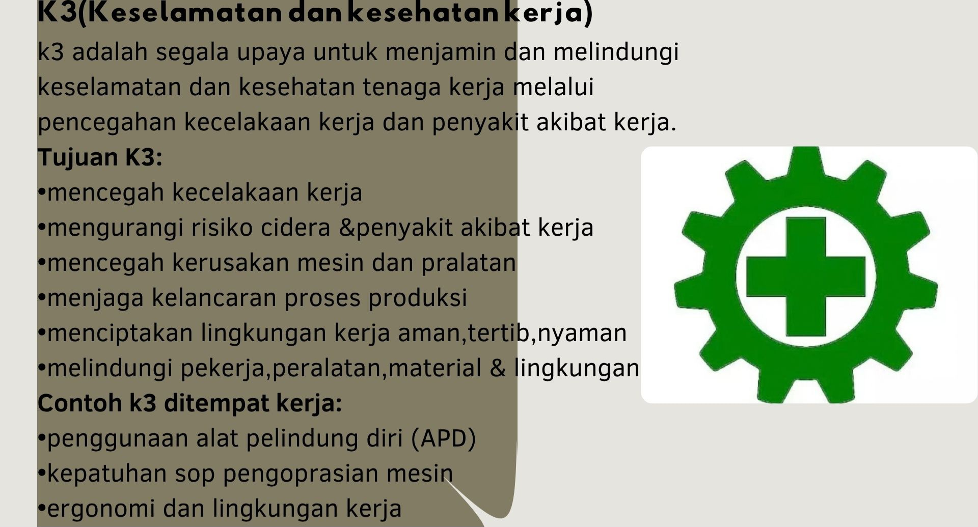 K3 DALAM MESIN BUBUT slide 3