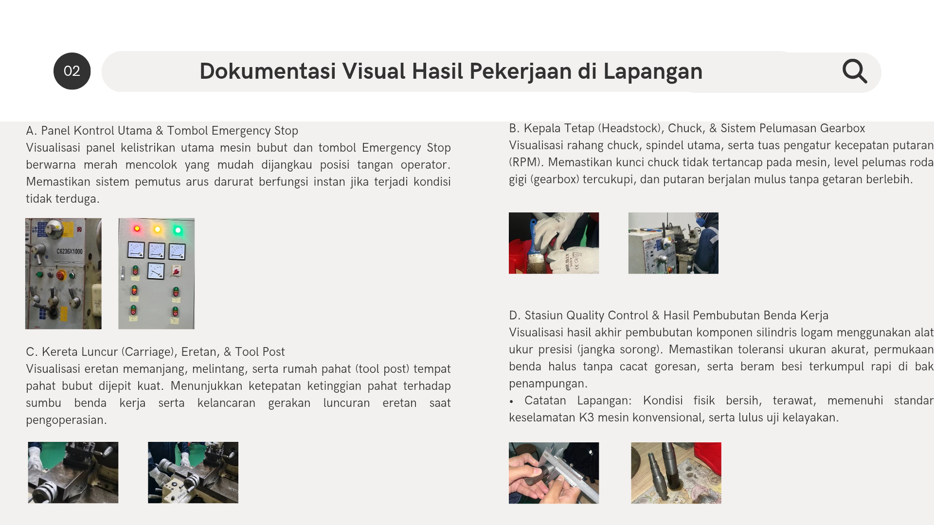 K3 DAN OPERATOR PRODUKSI MESIN BUBUT slide 1