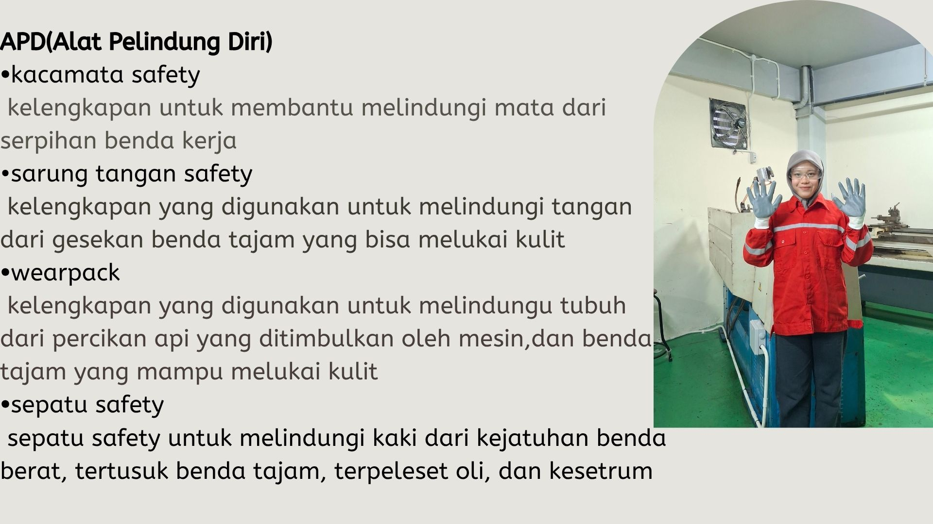 K3 DALAM MESIN BUBUT slide 2