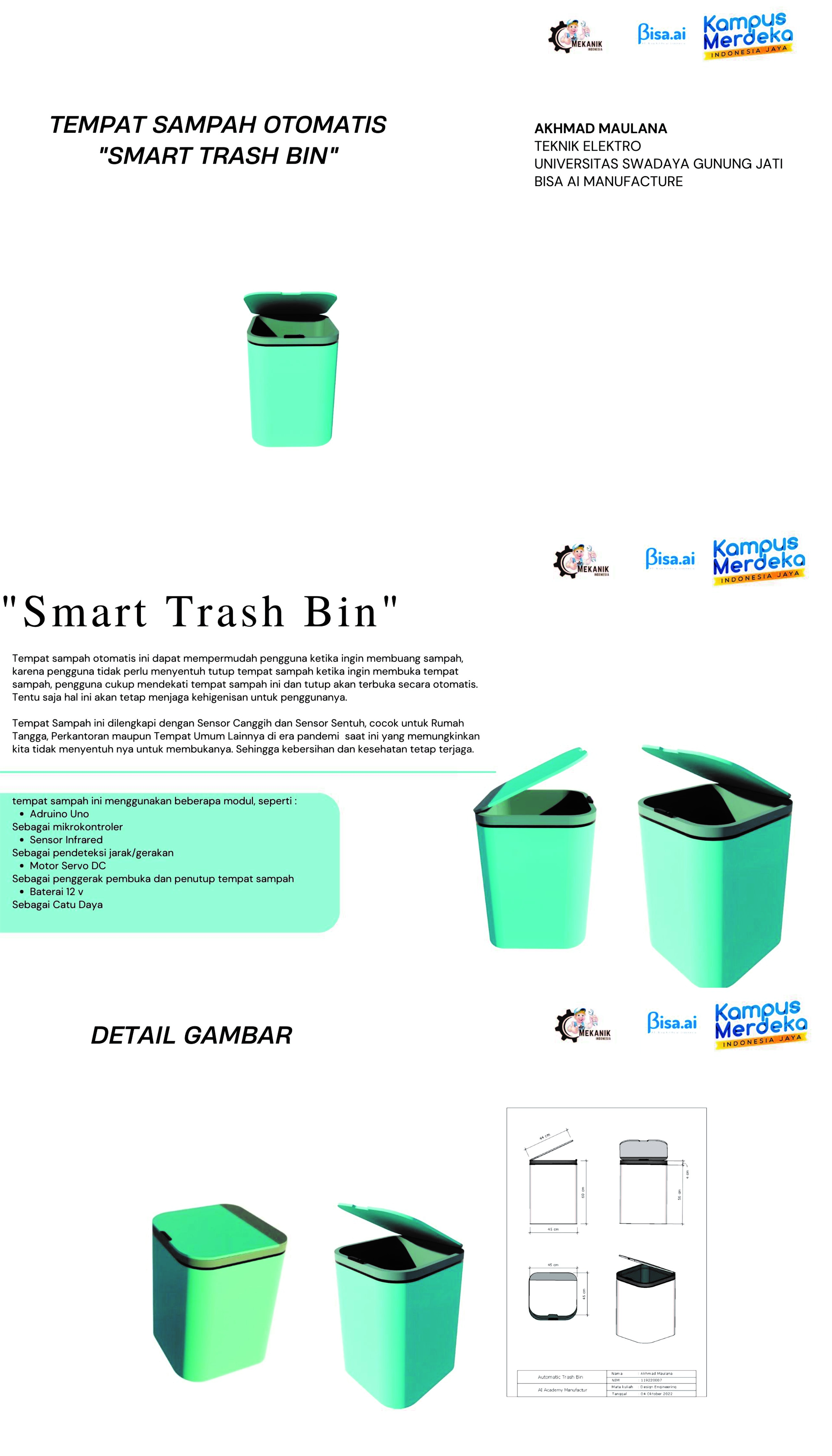 Tempat Sampah Otomatis