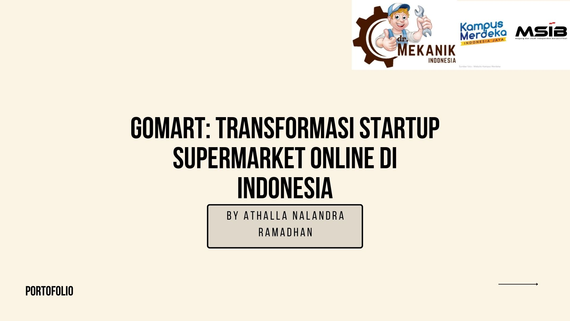 GoMart: Transformasi Startup Supermarket Online di
