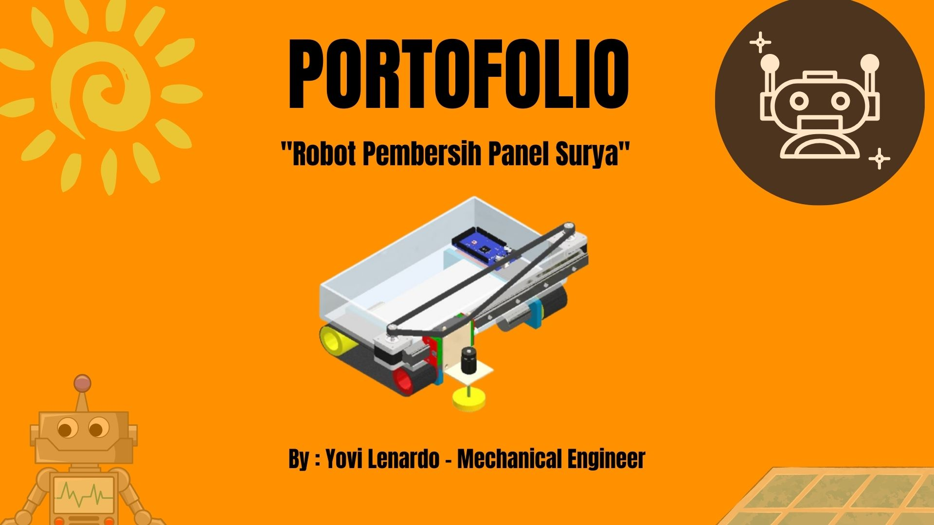 ROBOT PEMBERSIH PANEL SURYA