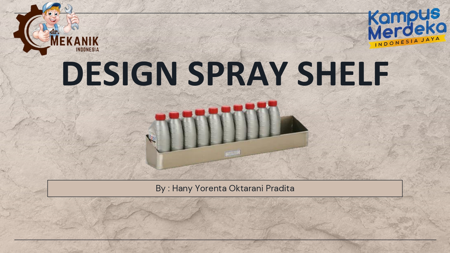 DESIGN SPRAY SHELF