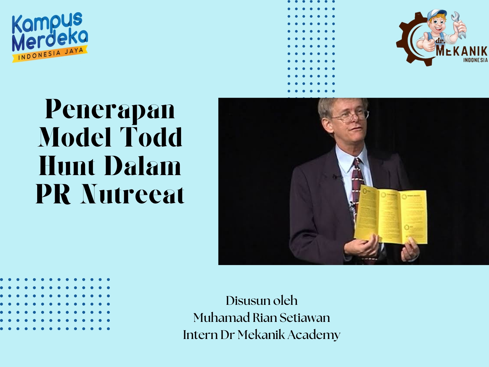 Penerapan Model Todd Hunt Dalam PR Nutreeat 