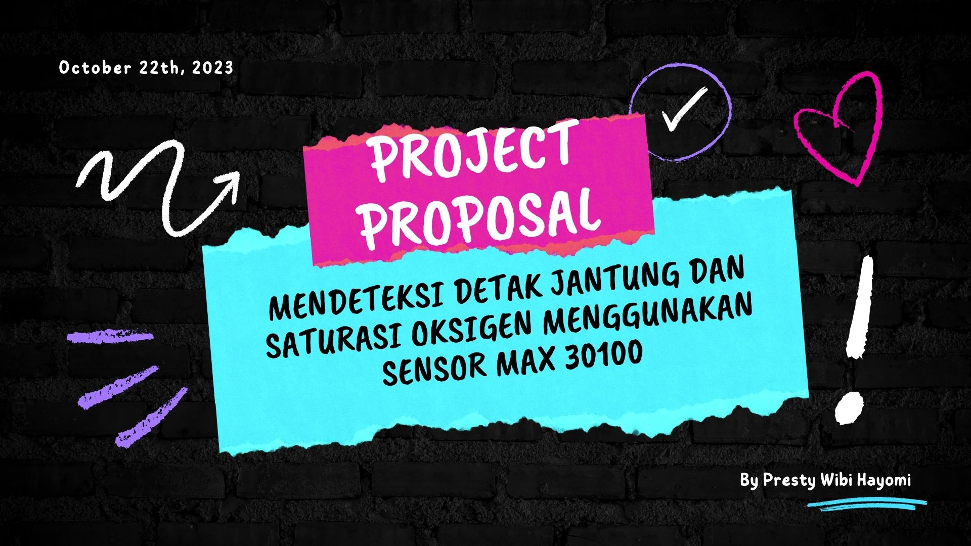 Mendeteksi detak jantung menggunakan Max 30100.PPT