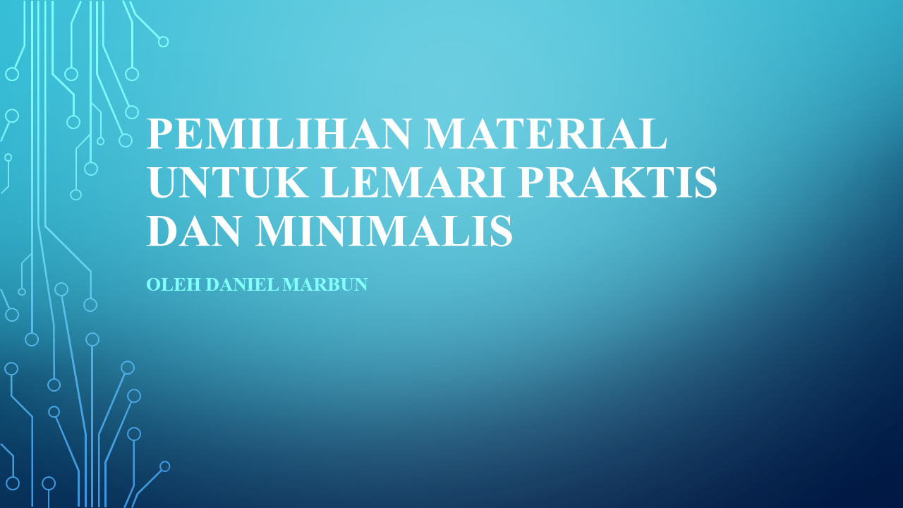 Pemilihan Material Desain Lemari