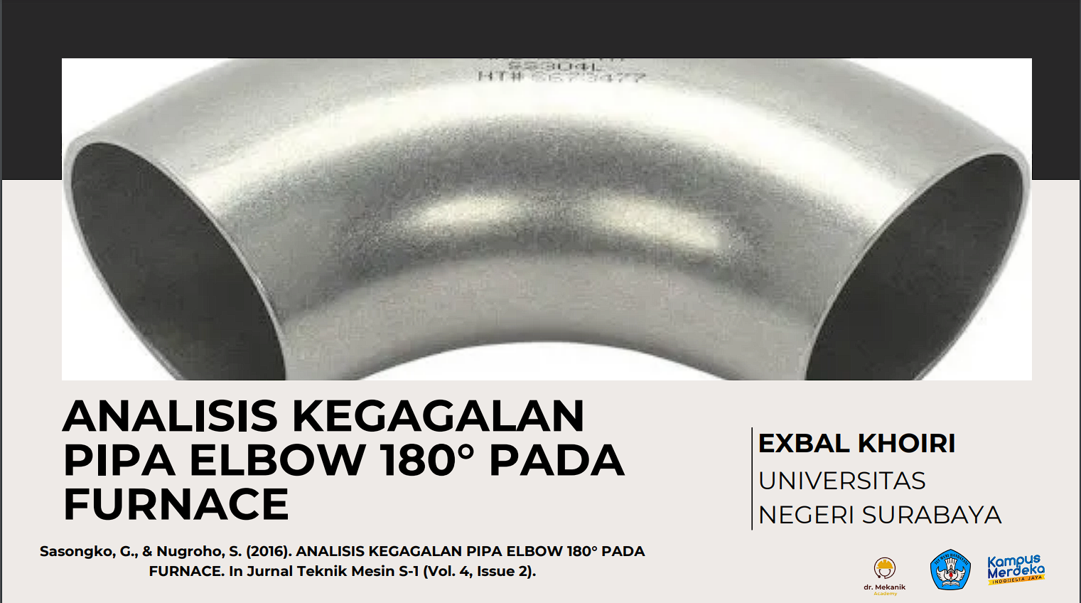 Analisis Kegagalan pipa Elbow pada Furnace