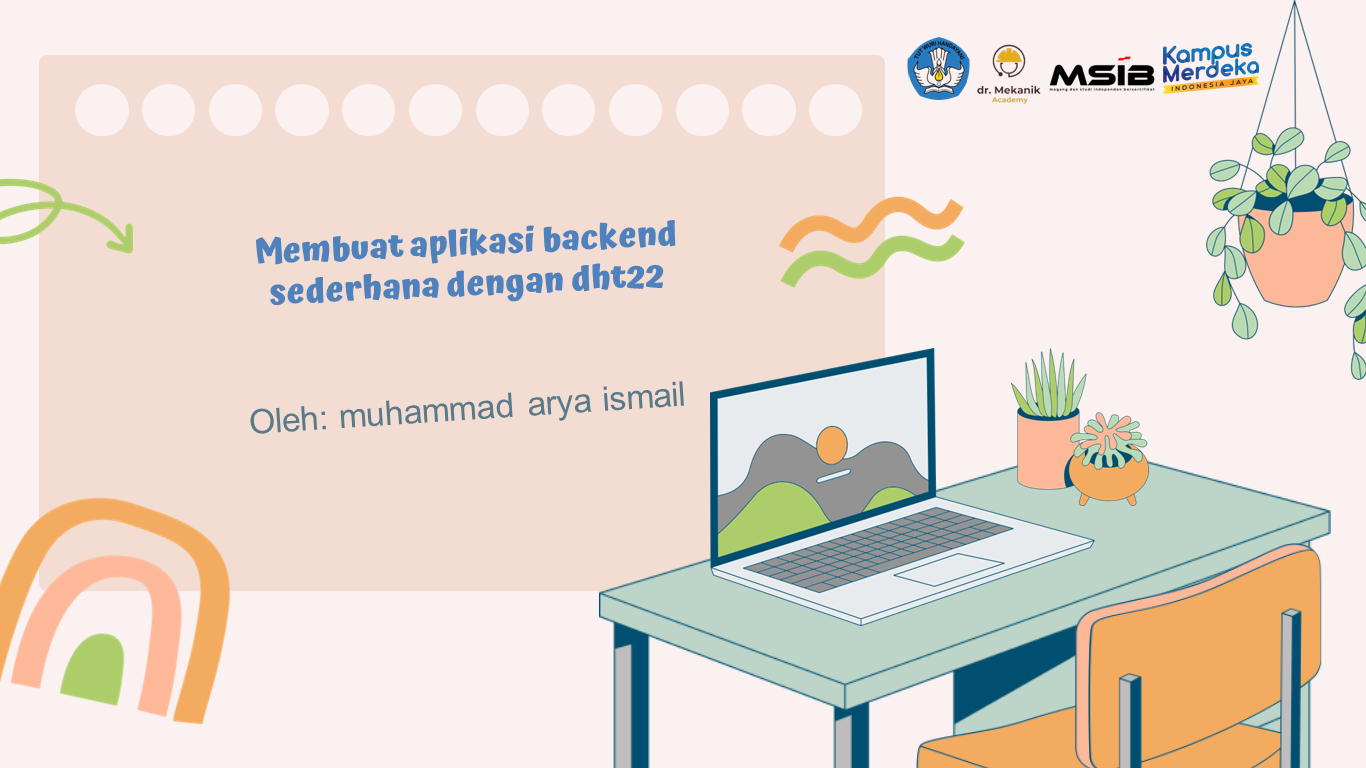 Membuat aplikasi backend sederhana dengan dht22
