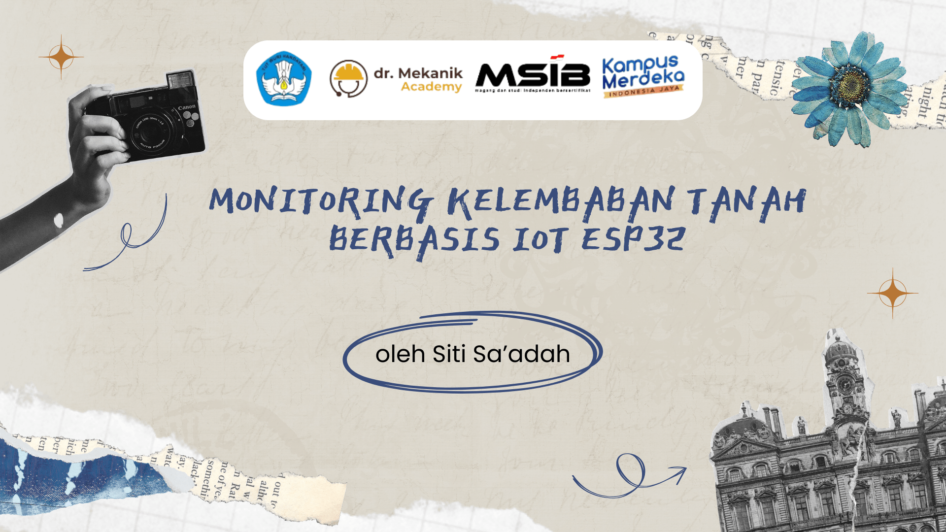 Monitoring Kelembaban Tanah Berbasis IoT ESP32