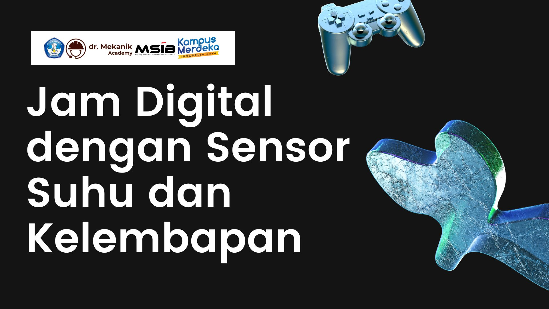 Jam Digital dengan Sensor Kelembapan & Suhu
