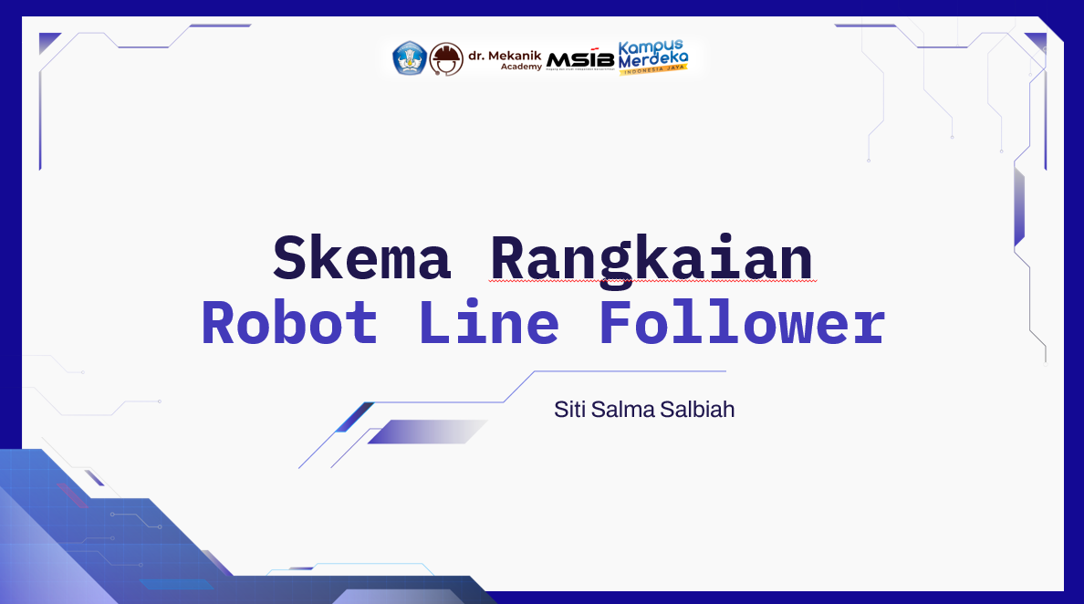 Skema Rangkaian Robot Line Follower