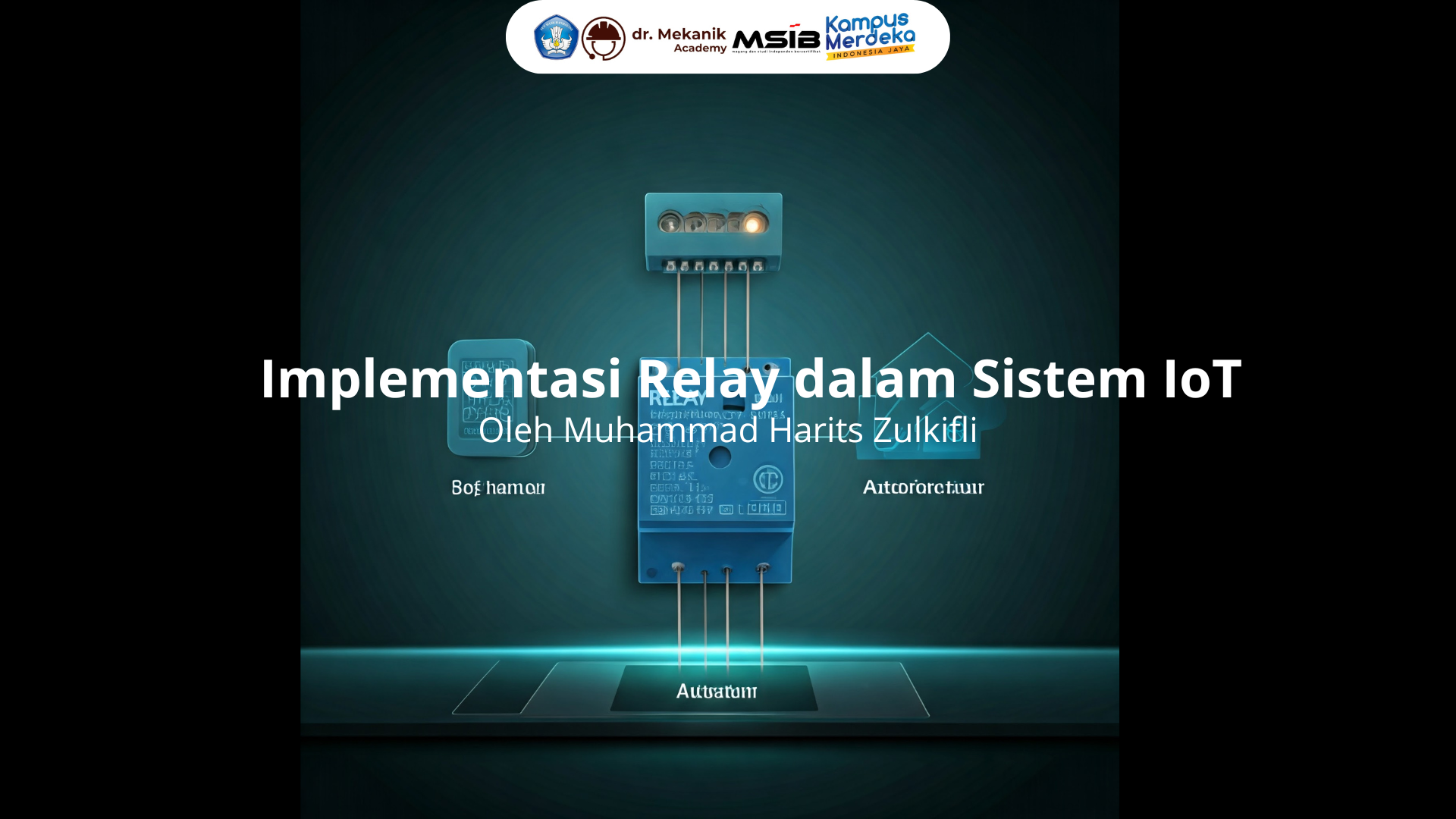 Implementasi relay dalam sistem IoT