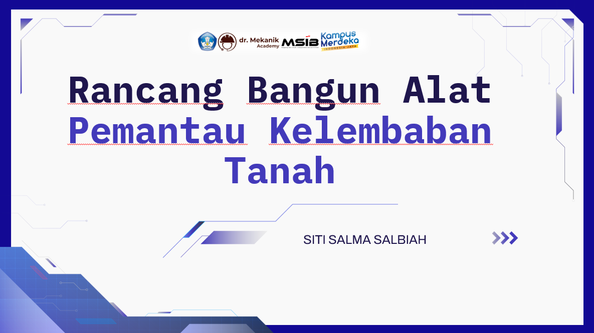 Rancang Bangun Alat Pemantau Kelembaban Tanah