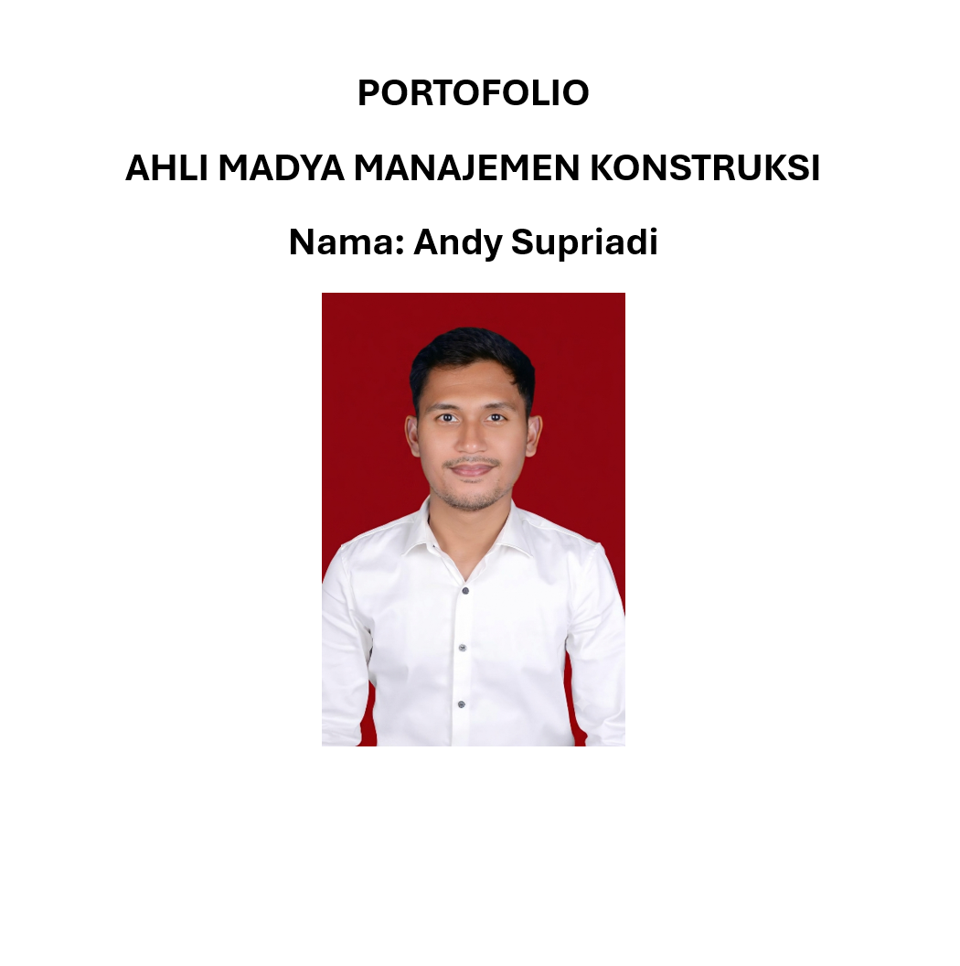 Portofolio Ahli Madya Manajemen Proyek