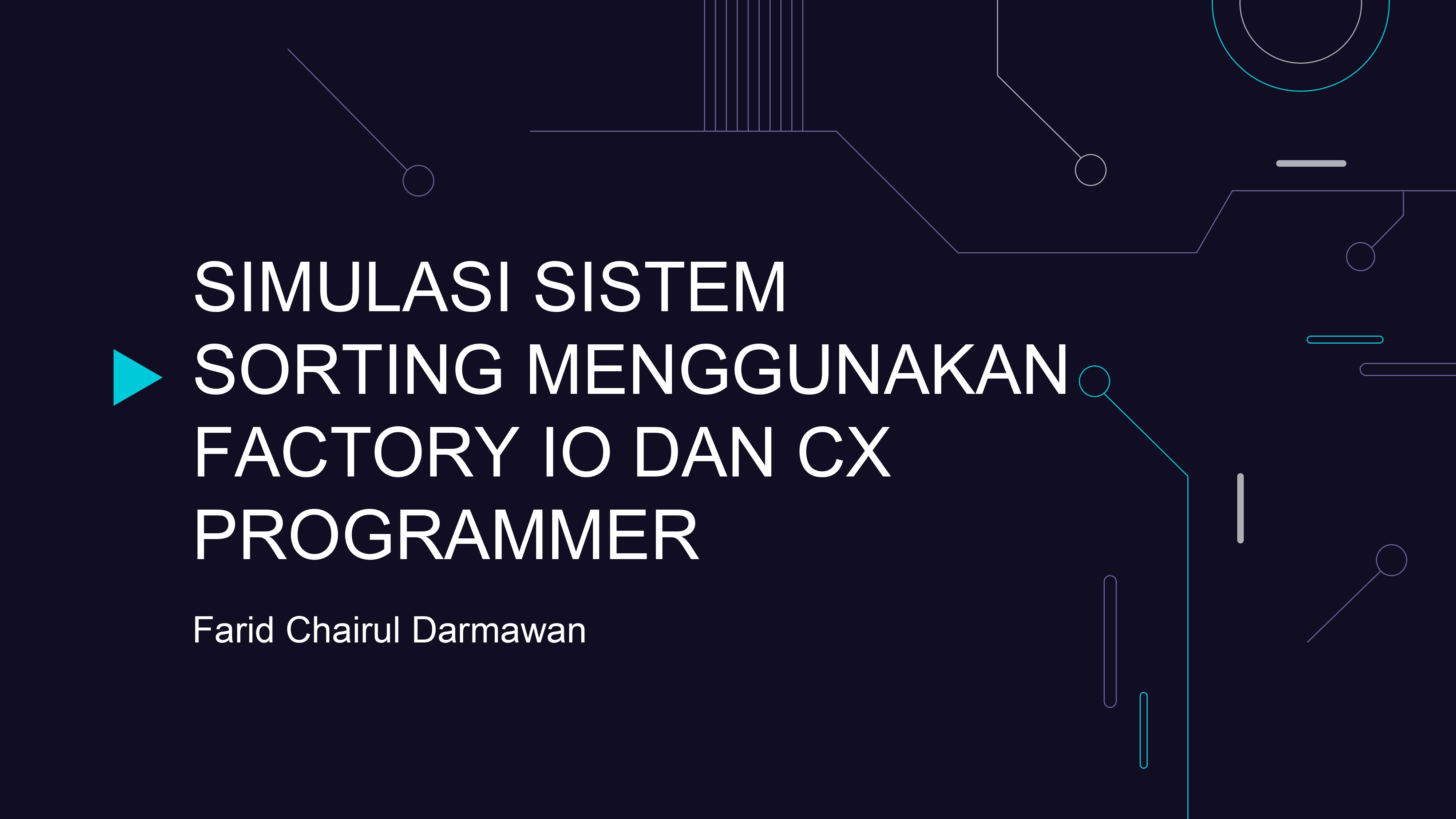 Sistem Sorting dengan Factory IO dan CX Programmer