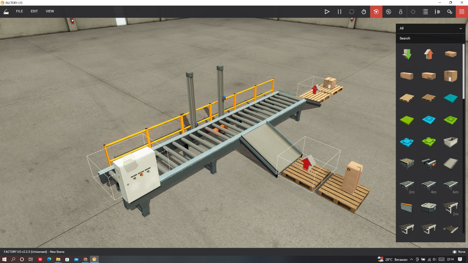 Automatic Conveyor Sorting System Based on Product