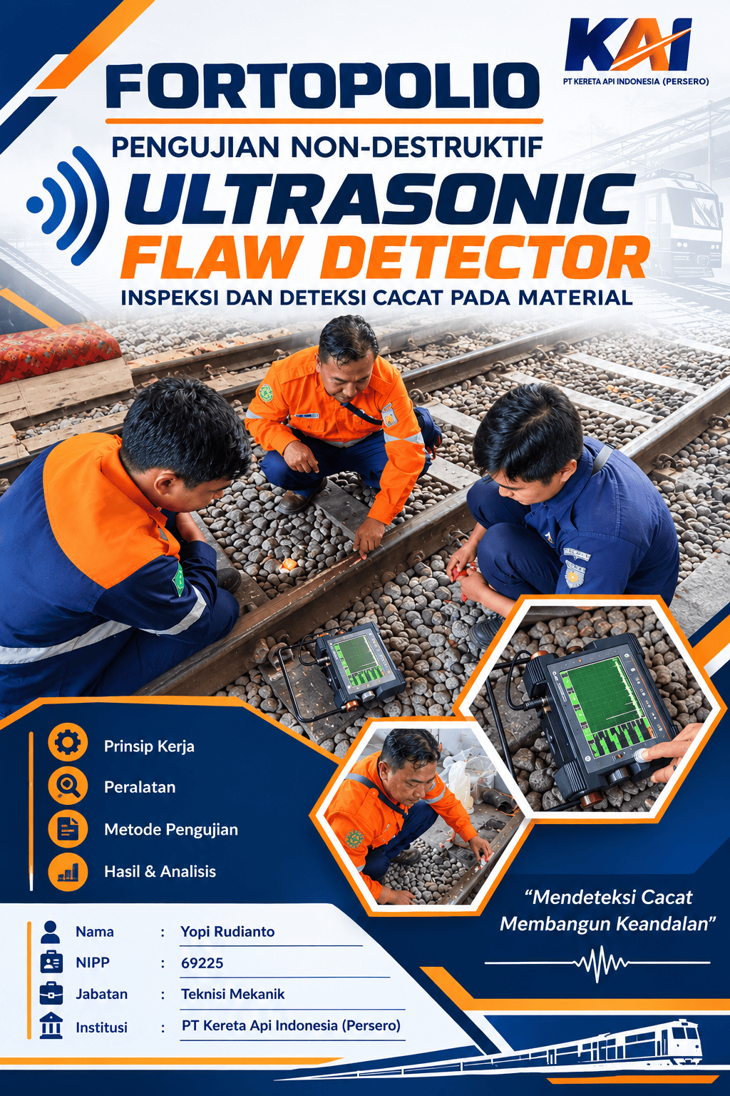 KALIBRASI USM 36 PADA BLOK KALIBRASI V1 DAN LASAN 