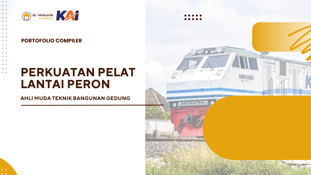 Perkuatan Pelat Lantai Peron