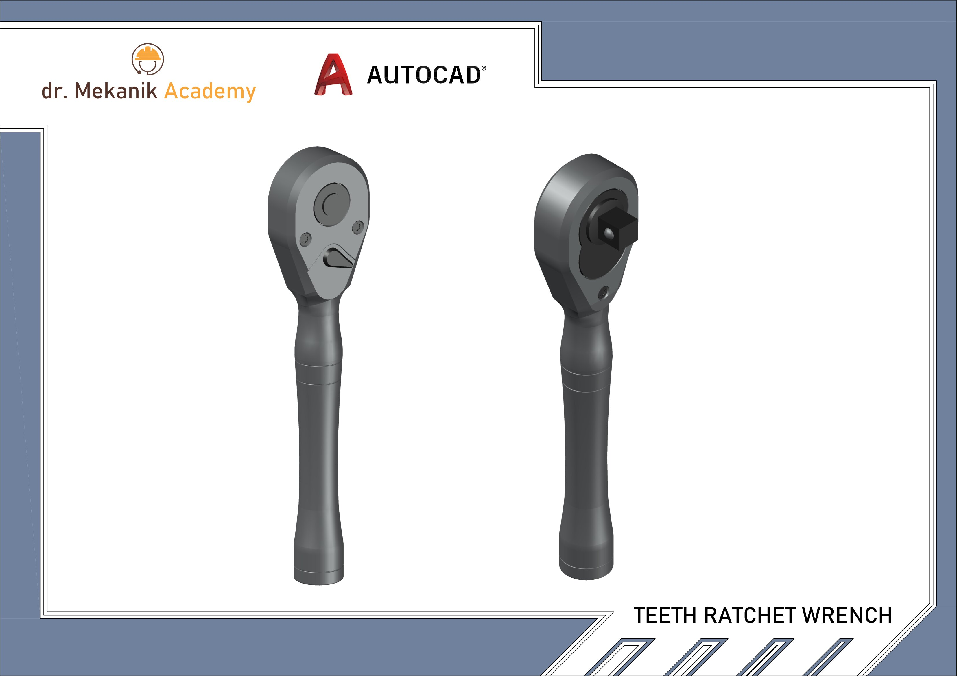 Teeth Ratchet Wrench