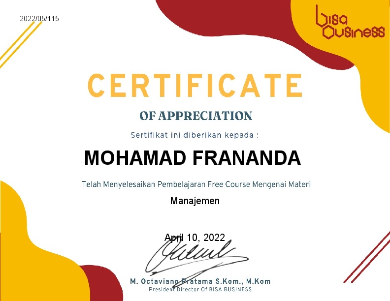 MOHAMAD FRANANDA ADIEZWARA RAMADHAN